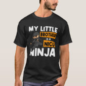 Little Brother Baby Bro Lil Kid Younger Sibling Ni T-Shirt (Vorderseite)