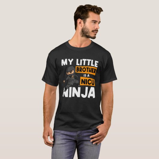 Little Brother Baby Bro Lil Kid Younger Sibling Ni T-Shirt (Vorne ganz)