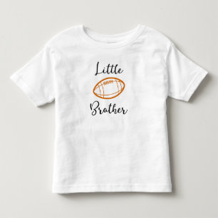 Little Brother ~ Brother Designs Football Kleinkind T-shirt