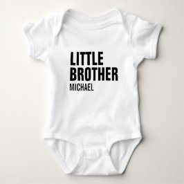 Little Brother Custom Baby Bodysuit Baby Strampler
