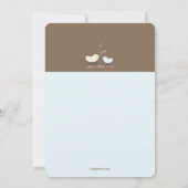 Little Brother Foto Geburtsankündigung Ankündigung (Rückseite)