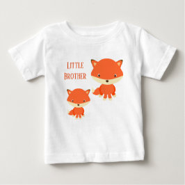 Little Brother Foxes Baby T-shirt