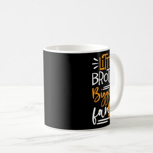 Little Brother Größter Fan Bysketbyll Kaffeetasse (VorderseiteRechts)