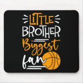 Little Brother Größter Fan Bysketbyll Mousepad (Vorne)