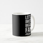 Little Brother Größter Fan Karate Bro Proud Kaffeetasse (VorderseiteRechts)