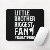 Little Brother Größter Fan Karate Bro Proud Mousepad (Mit Mouse)