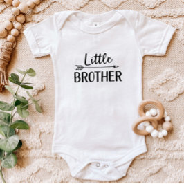 Little Brother | Matching Sibling Family Baby Strampler