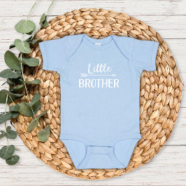 Little Brother | Matching Sibling Family Baby Strampler