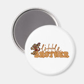 Little Brother Monkey Magnet (Vorderseite/Rückseite)