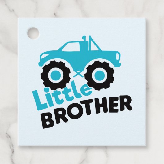 Little Brother Monster Truck Geschenkanhänger (Vorderseite)