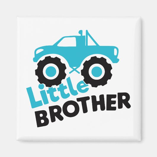 Little Brother Monster Truck Magnet (Vorne)