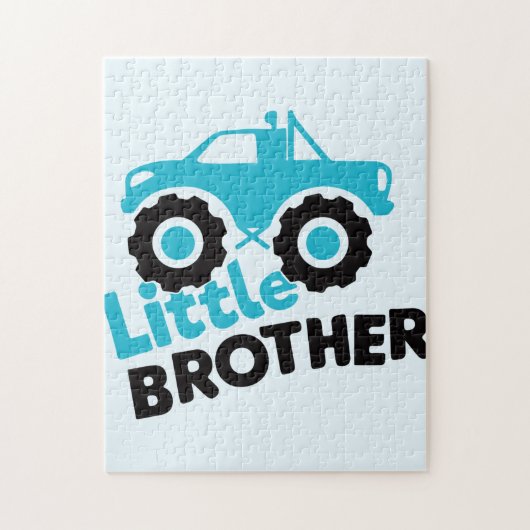 Little Brother Monster Truck Puzzle (Vertikal)