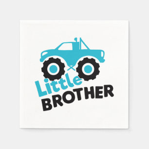 Little Brother Monster Truck Serviette