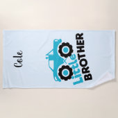 Little Brother Monster Truck Strandtuch (Vorderseite)