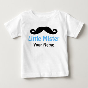 Little Brother Mustache Personalisierter T - Shirt