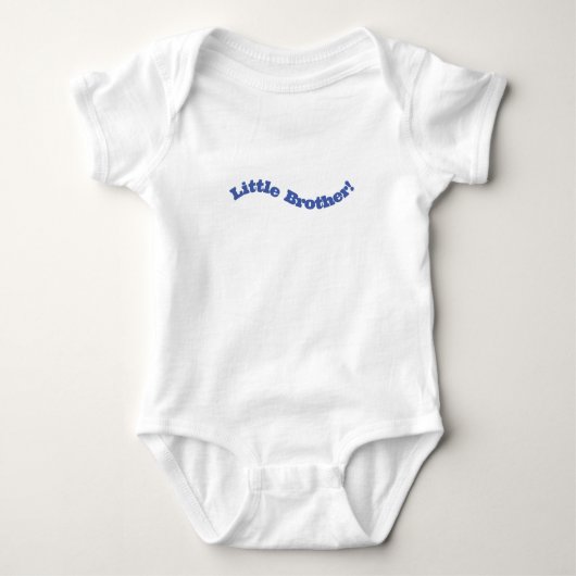 Little Brother New Baby Newborn Quote Baby Romper Baby Strampler (Vorderseite)
