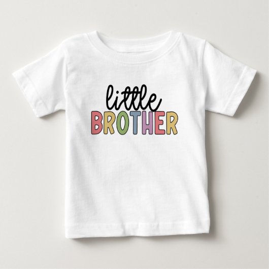 Little Brother Niedlich Matching Geschwister Baby Baby T-shirt (Vorderseite)