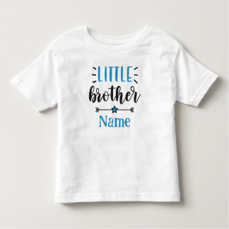 Little Brother Personalisiert Name Niedlich Kleinkind T-shirt
