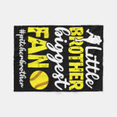 Little Brother Softll Pitcher Brother Softll Pitch Fleecedecke (Vorderseite (Horizontal))