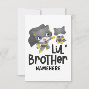 Little Brother Superhero Cat Custom