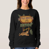 Little Brother The Birthday Boy Safari Thema Match Sweatshirt (Vorderseite)