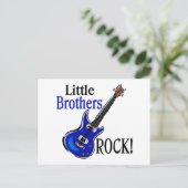 Little Brothers Rock! Postkarte (Stehend Vorderseite)