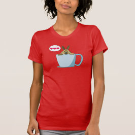 Little Brown bunny Say " Hi " T - Shirt