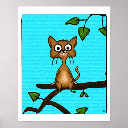 Little Brown Cat Poster (Vorne)