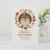 Little Brown Chipmunk Einladung (Stehend Vorderseite)