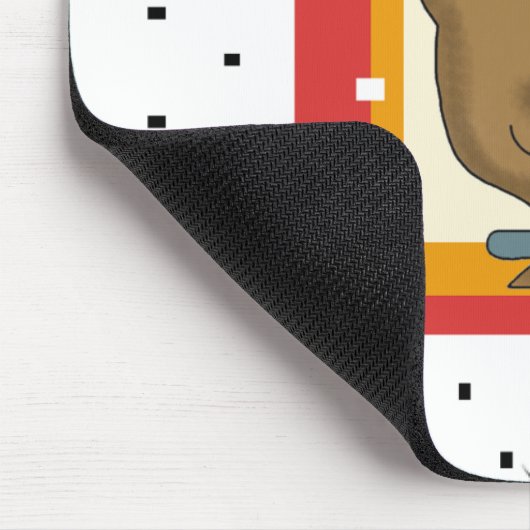 Little Brown Doggie Mousepad (Ecke)