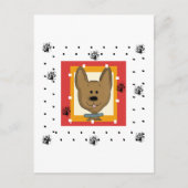 Little Brown Doggie Tshirts und Geschenke Postkarte (Vorderseite)