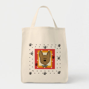Little Brown Doggie Tshirts und Geschenke Tragetasche