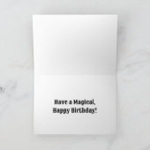 Little Brown Dragon Birthday Karte (Innenseite)