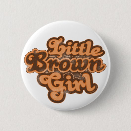 Little Brown Girl 08 Button (Vorderseite)