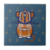 Little Brown Mouse Fliese (Vorderseite)