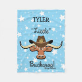 Little Buckaroo Fleece Blanket (Vorderseite)