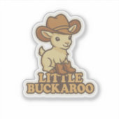 Little Buckaroo - Kid Goat Aufkleber (Vorderseite)