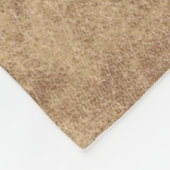 Little Buckaroo, Longhorn Steer Fleece Blanket (Ecke)