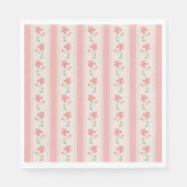 Little Bud Floral Hand Lettering Baby Dusche Serviette (Vorderseite)