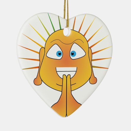 little buddha keramikornament (Rechts)