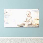 Little Buddha Leinwanddruck (Insitu (Holzboden))