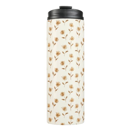 Little Budding Königin Annes - Hütte Kernmuster. Thermosbecher (Vorderseite)