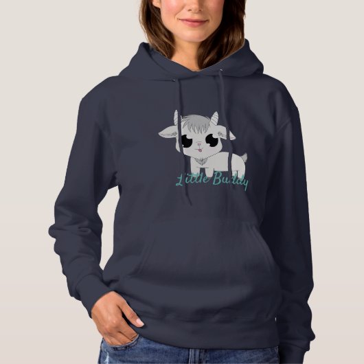 Little Buddy Hoodie - Marine (Vorderseite)
