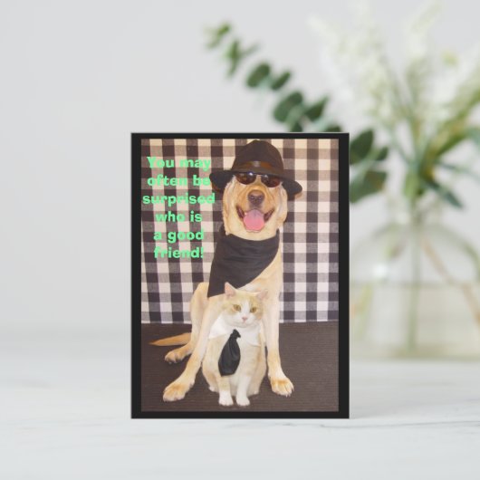 Little Buddy Postkarte (Stehend Vorderseite)