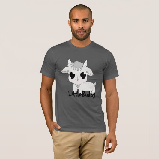 Little Buddy Tshirt - Charcoal (Vorne ganz)