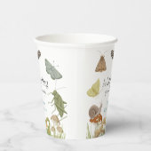 Little Bug Insects Mushroom Boy Baby Shower Pappbecher (Rechts)