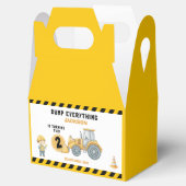 "Little Builder– Construction Truck 2nd Birthday Geschenkschachtel (Geöffnet)