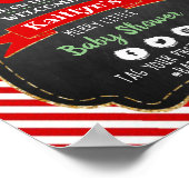 "Little Bundle of Joy" Weihnachtsdusche Poster (Ecke)