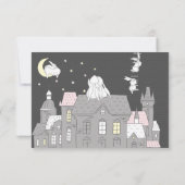 Little Bunnies | Twins Baby Shooting Game Einladung (Rückseite)