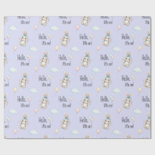 Little Bunnies über Lavender Hintergrund von Natas Geschenkpapier